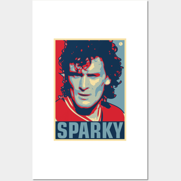 Sparky Wall Art by DAFTFISH